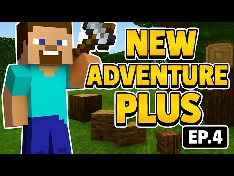 EP.4 – New Adventure Plus Begins! | Minecraft PE Survival Series