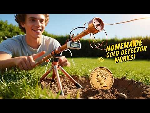 I Built a DIY Metal Detector Using Only Transistors