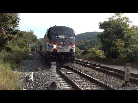 AMTK 707 Leads Amtrak 236 Empire Service South through Phillipstown, NY w/108 at End! 09/21/2025