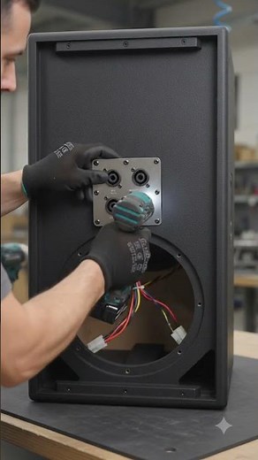 Assembling line array speakers