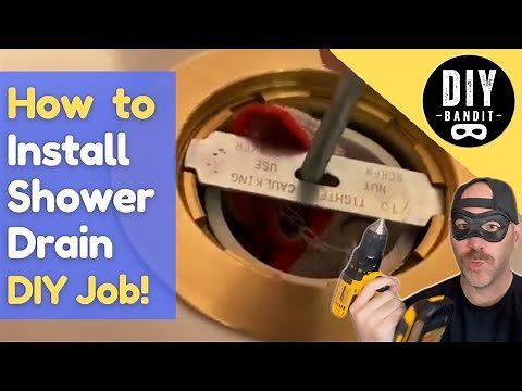 ️🔥 How to Install a 2" Brass Shower Drain➔ Step-by-Step Tutorial + DIY Water Test
