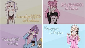 ASMR - Mean Girls Four-Way Call (with @LemonLeafASMR , @MamaYunyaa and @vividlyASMR )