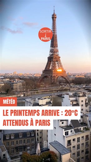 Mercredi 25 février, les températures monteront jusqu’à 20°C à Paris, soit 10° de plus que les normales de saison. Dans la journée, l’ambiance sera légère et agréable, parfaite pour traîner dehors, marcher un peu au soleil ou s’installer en terrasse. Un petit avant-goût des beaux jours qui risque de faire du bien à tout le monde. Plus d’infos sur le site Sortiraparis (lien en bio). #sortiraparis #paris #parislife #parisianlife #quefaireaparis