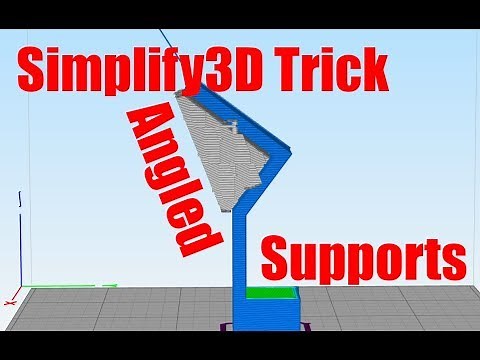 Simplify3d Trick - Angled Supports