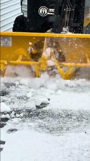 Walker Mower Snow Blower Demo