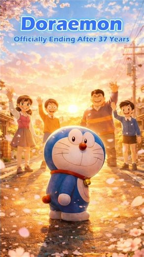 💙 Doraemon Officially Comes to an End After 37 Years 💙#Doraemon #DoraemonLove #ChildhoodMemories