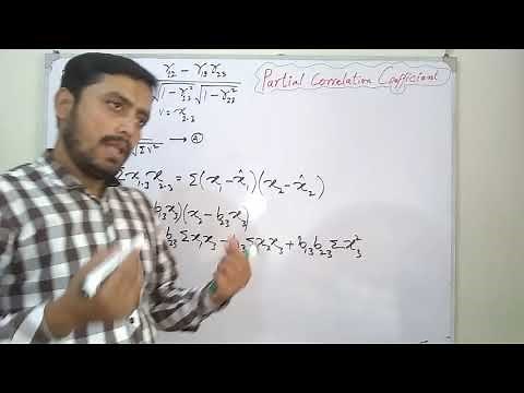 Proof of Partial Correlation Coefficient Formula