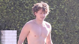 Charlie Puth Goes Shirtless in Colorful Shorts After a Mid-Week Workout