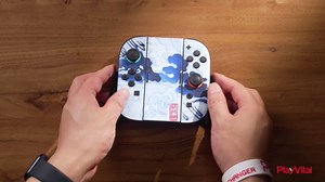 PlayVital for Nintendo Switch 2 Skin Full Set (2-Pack) - Protective Vinyl Decal Stickers for Switch 2 Console, Joycons, Handle Grips & Dock | No Residue, Anti-Scratch - Orange Star Universe