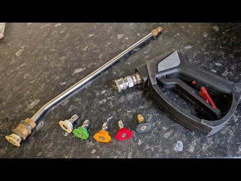 What Colored Nozzle You Should be Using on Your Pressure Washer Gun