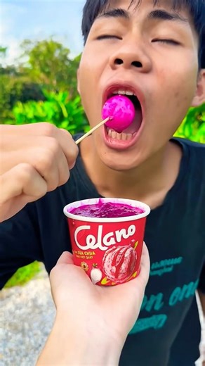 super spicy merino ice cream joke for little sister lollipop surprise in a cup? #shorts