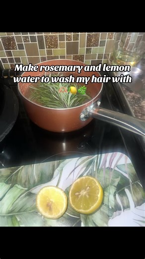 Prepare Rosemary and Lemon Hair Rinse Easily