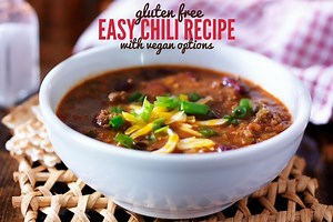 Easy & Delicious Gluten Free Chili Recipe with Vegan Options