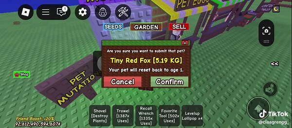 Grow a Garden with Red Fox and Grand Tomato Guide