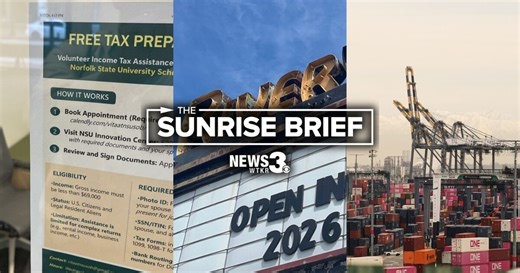 NSU free tax prep, Riverview Theater seeks funding, shipping law paused amid war: Sunrise Brief