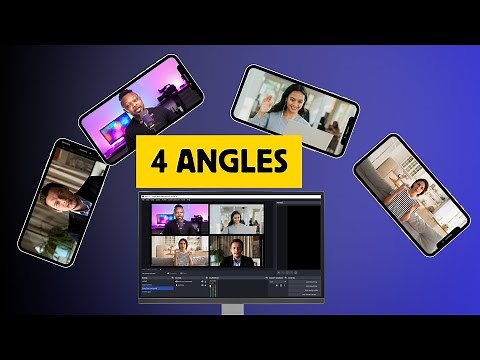 How to Use 4 Phones as Camera Angles in OBS – with Iriun App