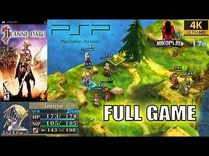 Jeanne d'Arc (PSP Version) - Full Game - English Dubbed with French Accent - 4K - No Commentary 🎥