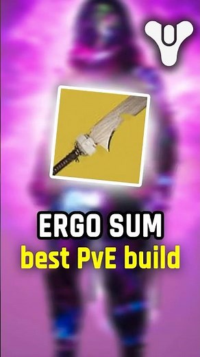 The Ergo Sum PvE God Roll to definitely grind for… #thefinalshape #destiny2 #geekermon