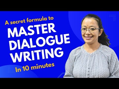 Dialogue Writing | How to write a Dialogue | Method | Example | SEE