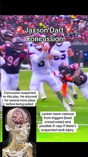 🚨 Jaxson Dart OUT with a concussion