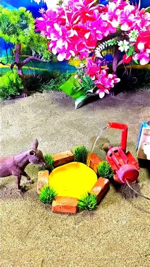 mini tractor mini water pump mini cow #shortsfeed