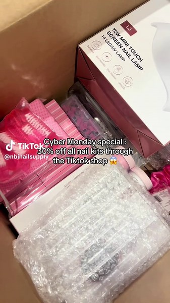 This isnyour sign to start your nail career 😉 all our nail kits include a FREE nail course to hel you succeed🫶 Shop on the tiktok shop or at www.nbjnailsupply.com✨ #nailkit #freenailcourse #nailcourses