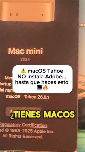 Actualizaste a macOS Tahoe y Adobe 2025–2026 no funciona? En servicompu911 – Guayaquil instalamos Photoshop, Illustrator e InDesign correctamente, sin fallos y listos para trabajar. 📍 Atención en local 💻 Instalación remota 📲 Escríbenos por DM o WhatsApp #macOSTahoe #AdobeMac #PhotoshopMac #IllustratorMac #InDesignMac | Servicio Técnico Apple Mac Guayaquil