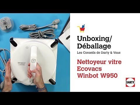 Unboxing/Déballage : robot nettoyeur vitre Ecovacs Winbot W950