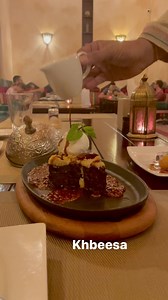 Our dessert one evening in Muscat, Oman at Bait Al Luban! Amazing restaurant that Situated across from the fish market in the Muttrah souk area. An Omani staple restaurant in Muscat. It is housed in a traditional khan i.e. guesthouse and offers gorgeous views of the sea. #oman #muscat #food #travel #middleast #khbeesa #traveladdict #traditionalfood #khan | ALLMYNE