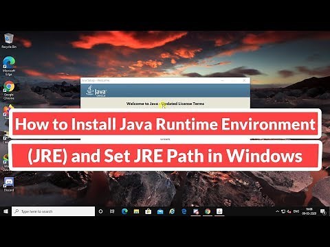 How to Install Java Runtime Environment(JRE) and Set JRE Path in Windows 7/8/10