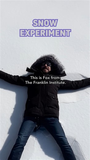 The Franklin Institute on Instagram: "Senior Performer Fox couldn’t resist using all this snow in a science experiment (& explosion)! 👀❄️🔥 🎟️ We’re open all weekend and bringing the heat! When calcium carbide meets water, it creates a reaction that releases flammable acetylene gas, meaning… yes, we technically set snow on fire. This reaction also forms calcium hydroxide (a.k.a. slaked lime), which can be hazardous, so please leave this kind of explosive fun to our science pros. 🧪 Warm up and