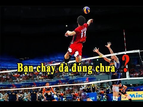 Chạy đà bóng chuyền - Phân tích kỹ thuật đập bóng chuyền