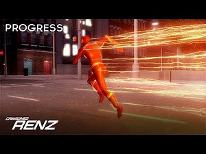 3D CW The Flash - Animation Showcase & Lightning Work In Progress | Cinema 4D