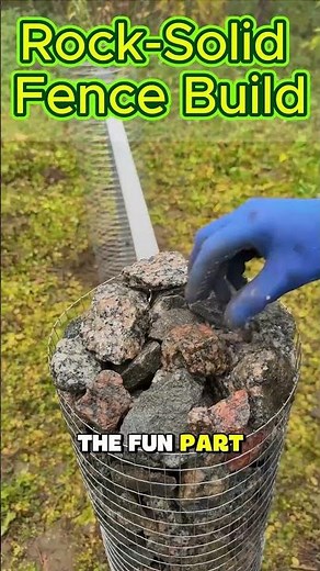 Build a Solid Stone Fence Fast