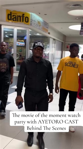 The movie of the moment watch party with AYETORO CAST Behind The Scenes #nollywood #fyp #kamostate #funkeakindele #funkeakindelejenifa