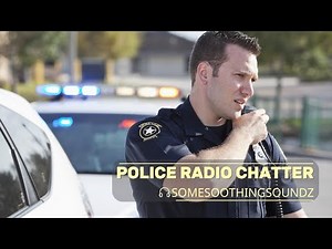 Police Radio Chatter | Real-Time Dispatch Radio & Officer Calls for Focus, Sleep & Realism (ASMR)