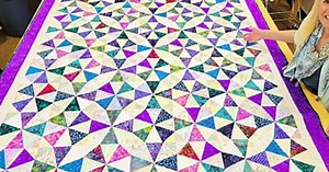How To Make A Roundabout Quilt Using Free Pattern
