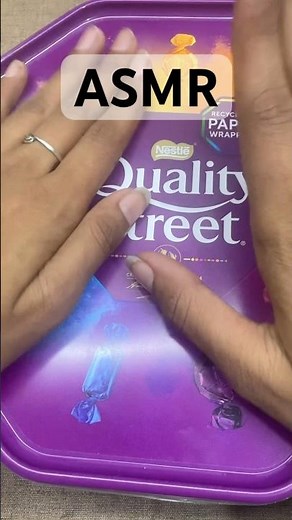 ASMR Unboxing Nestle Quality Street Chocolates #shorts