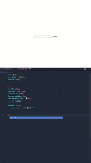 HTML x CSS Textbox Label Scaling #HTML #cascadingstylesheet #tutorial | JammBits | Facebook