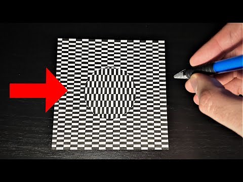 Draw an optical ILLUSION that makes you dizzy 😵‍💫 [Tutorial]