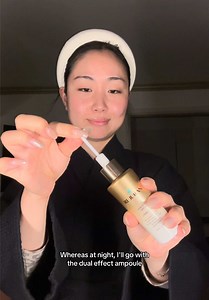 Rejuran PDRN skincare routine: AM Turnover PM Dual Effect Ampoule