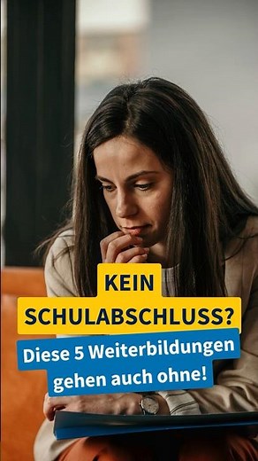 Karriere ohne Schulabschluss?💼✨ Entdecke 5 Weiterbildungen, die es möglich machen! 🚀“
