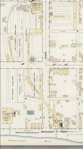 History of Sunbury, Pennsylvania | Old Maps