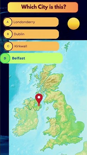 UK Cities Quiz – Guess the City Challenge! - Part 1 #quiz #atlas #map #geography