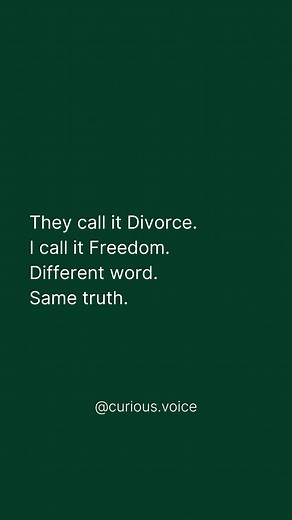 We call divorce “bad” but what’s worse than living a lie? What’s worse than losing yourself just to keep a picture perfect for others? Ending a marriage isn’t the end of love. It’s often the beginning of self-respect. Because peace shouldn’t come with guilt. And staying shouldn’t be a medal for suffering. 💭 do you think we still judge divorce more than dishonesty? let’s talk about it. Puneet Kumar Dhiman | #curiousvoice #divorce #selfrespect #freedom #healing #modernmarriage #truth #peaceoverpr