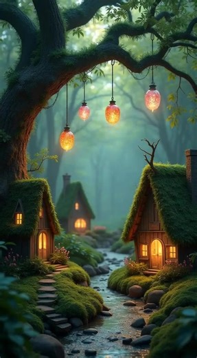 Welcome to #mylittlestorychannel Just another peaceful night in this #fairyvillage