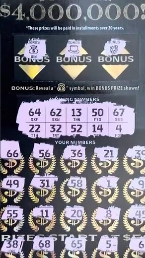 Big MONEY BAG Bonus!💥#shorts #lottery