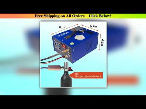 NUOGE PCP Air Compressor With Explosion-proof Valve 300Bar 4500Psi 12/110/220V For