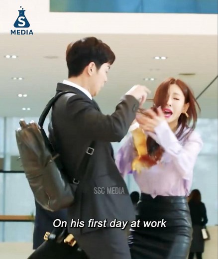 On His First Day at Work…He Spilled Coffee on His Female Boss and....☕😱#kdrama #usa #fyp | Flower of Evil - Korean drama