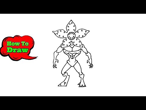 How To Draw A Demogorgon | Drawing Demogorgon From Stranger Things
